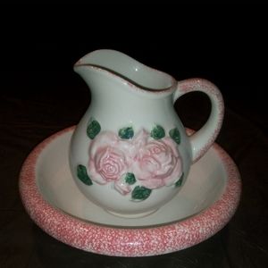 Dry Sink Pitcher and Bowl